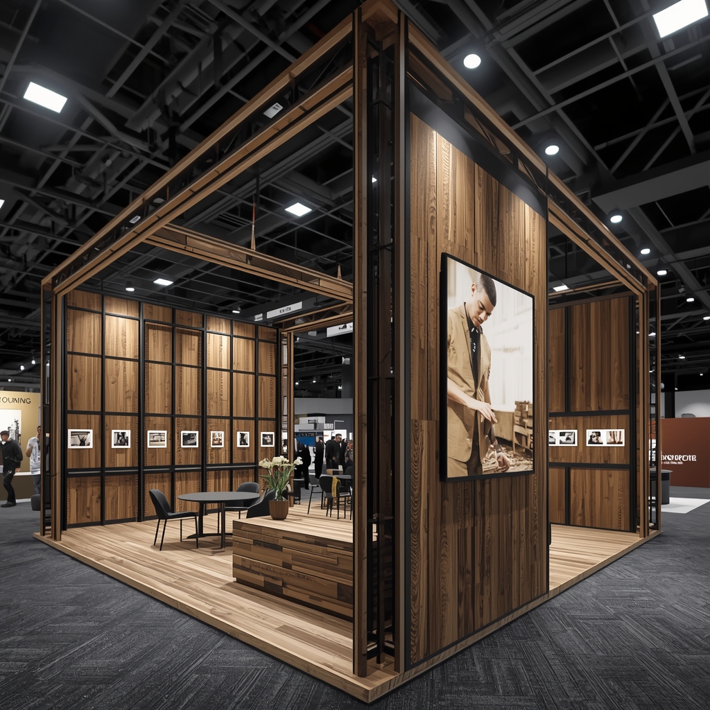 Organik Ahşap Stand — PADLOCK CORP