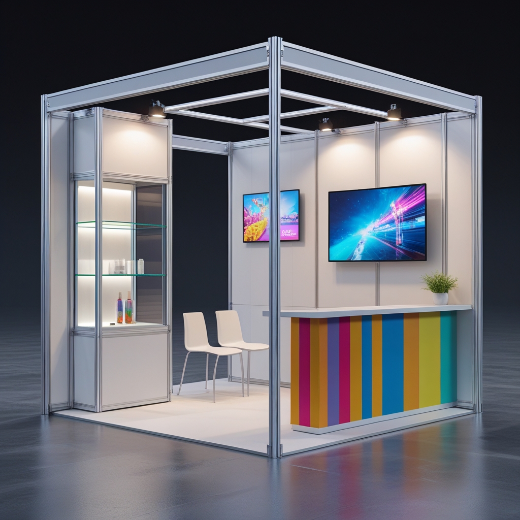 Renkli Modüler Stand — PADLOCK CORP